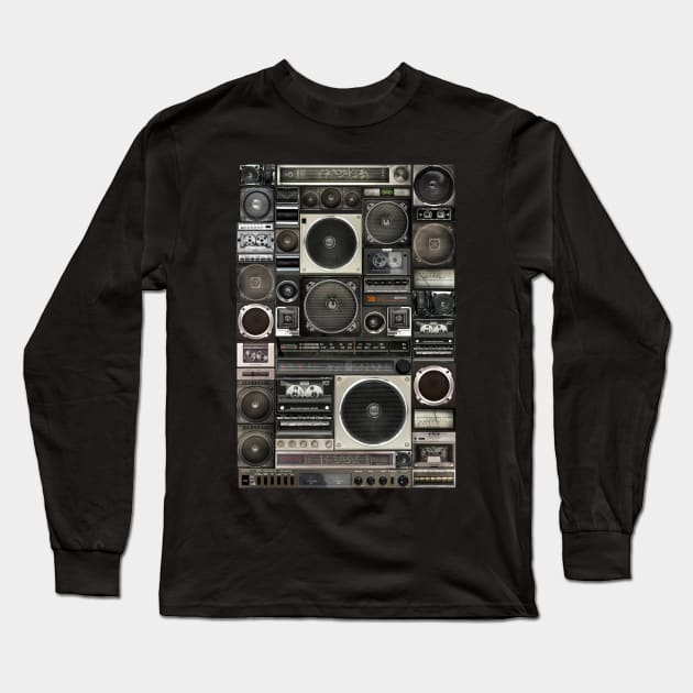 Boomboxes mix Long Sleeve T-Shirt by bulografik